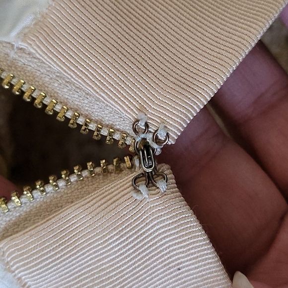 kate spade skirt the rules gold metallic sequined tweed skirt - Picture 8 of 14